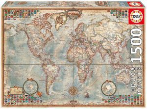 Puzzle Mapa del mundo político