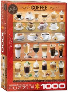 Los mejores puzzles de cafés - Puzzles de cafés de 1000 piezas de tipos de cafés