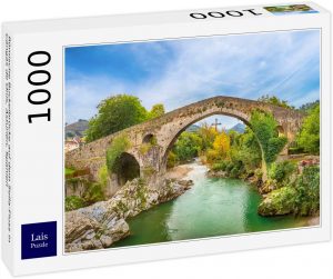 Puzzle de Puente Romano de Asturias de 1000 piezas de Lais - Los mejores puzzles de ciudades de Espa帽a - Puzzle de Gij贸n