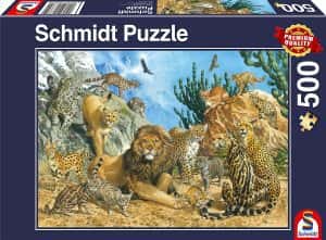 Puzzle de felinos de 500 piezas de Schmidt - Los mejores puzzles de linces