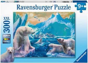 Puzzle de reino del oso polar de 300 piezas de Ravensburger - Los mejores puzzles de osos polares
