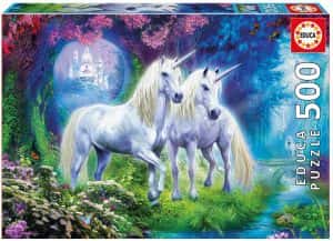 Puzzles de Unicornios - Puzzle de unicornios en pareja de 500 piezas