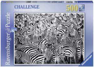 Puzzles de cebras - Puzzle de multitud de cebras de 500 piezas