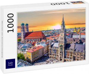 Los mejores puzzles de Múnich - Puzzle de 1000 piezas de Lais de atardecer en Múnich