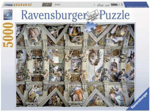 Los mejores puzzles de la capilla sixtina de Miguel Ángel - Puzzle de 5000 piezas de la Capilla Sixtina de Miguel Angel de Ravensburger