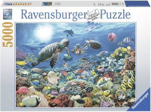 Los mejores puzzles de tortugas - Puzzles animales bajo el mar - Puzzle de mundo submarino de 5000 piezas de Ravensburger