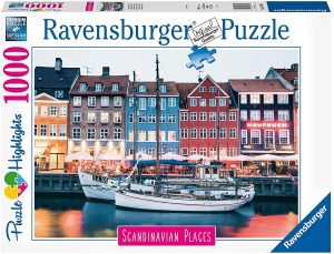 Puzzle de Copenhague de 1000 piezas de Ravensburger - Los mejores puzzles de Copenhague