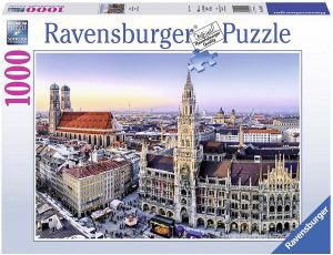 Puzzle de Munich de Alemania de 1000 piezas de Ravensburger - Los mejores puzzles de Munich de Alemania - Puzzles de ciudades del mundo