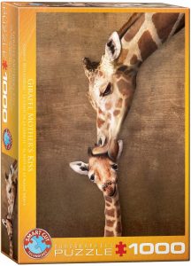 Puzzle de jirafa beso de Eurographics de 1000 piezas - Los mejores puzzles de jirafas