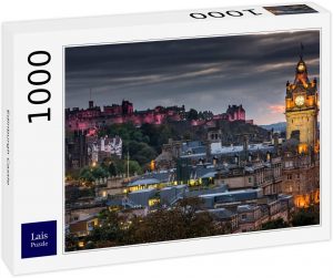 Puzzles de Edimburgo - Puzzle de 1000 piezas de Edimburgo de noche