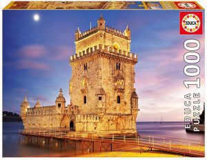 Puzzles de Lisboa - Puzzle de 1000 piezas de la Torre de Belem en Lisboa