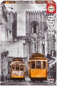 Puzzles de Lisboa - Puzzle de 1500 piezas de tranvías de Lisboa