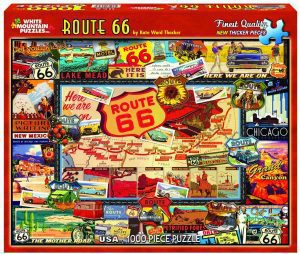 Puzzles de la ruta 66 - Puzzles de la route 66 en EEUU - Puzzle de 1000 piezas la ruta 66