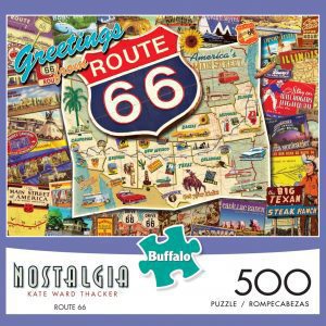 Puzzles de la ruta 66 - Puzzles de la route 66 en EEUU - Puzzle de 500 piezas la ruta 66