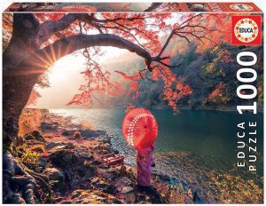 Los mejores puzzles de Japón - Puzzle de 1000 piezas de Amanecer en el río Katsura