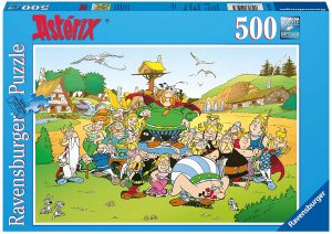 Los mejores puzzles de Asterix y Obelix - Puzzle de 500 piezas de Asterix y Obelix en la aldea de Ravensburger