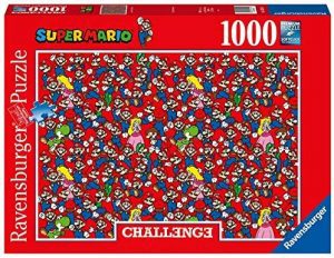 Puzzle de Challenge de Super Mario de 1000 piezas de Ravensburger - Los mejores puzzles de Super Mario - Puzzle de Super Mario Bros
