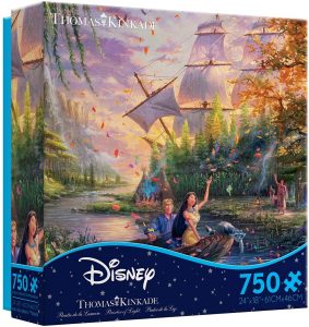 Puzzle de paisaje de Pocahontas de 750 piezas de Ceaco - Los mejores puzzles de Disney - Puzzle de Pocahontas