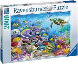Los mejores puzzles de vida submarina - Puzzles arrecife de coral bajo el mar - Puzzle de mundo submarino de 2000 piezas de Ravensburger
