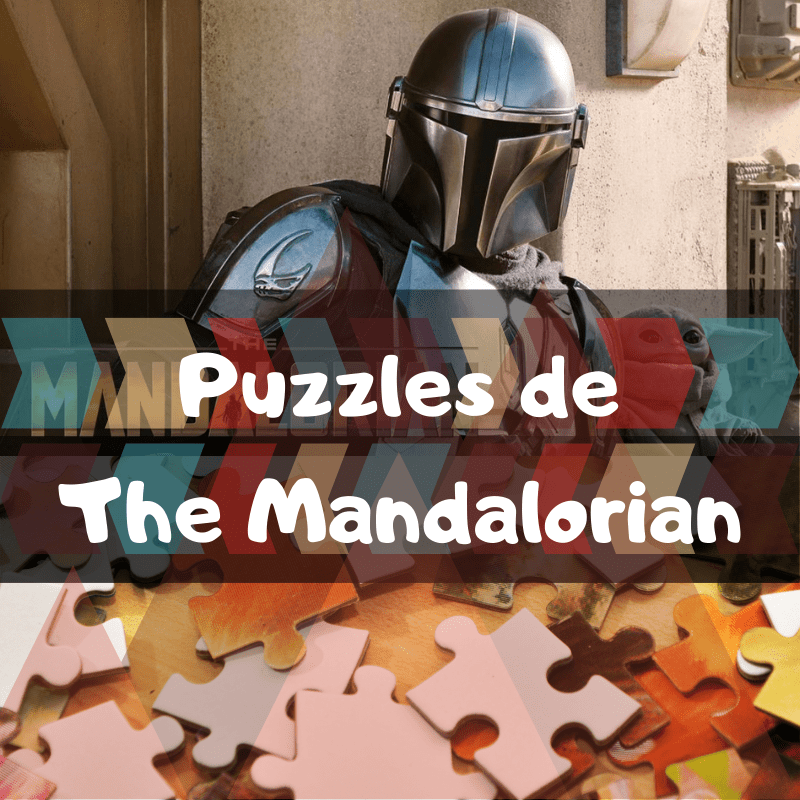 Puzzle Star Wars mandalorian Baby Yoda grogu personajes 1000 piezas 
