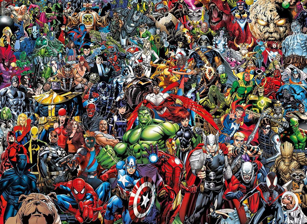 Puzzles de Marvel - Puzzle de superheroes Marvel Comics