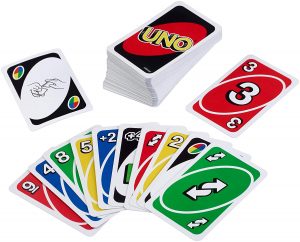 Juego de mesa de bolsillo y de viajes - juego de cartas UNO tablero