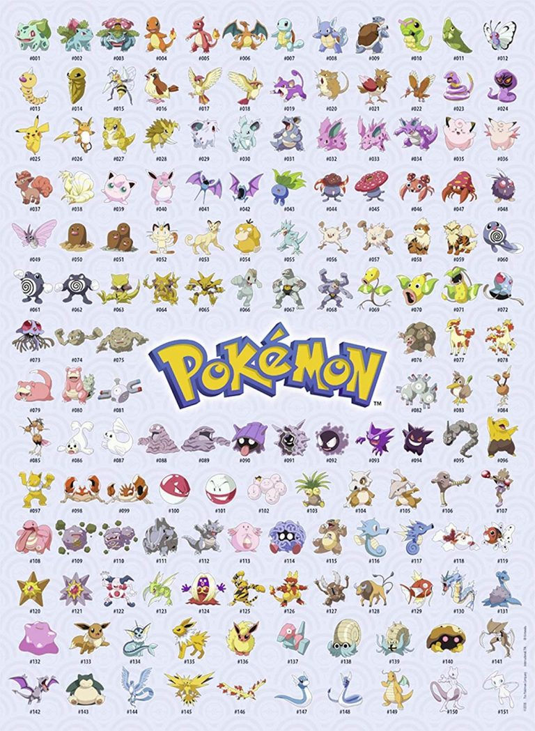 Puzzles de Pokemon - Puzzle de pokemon la primera generacion