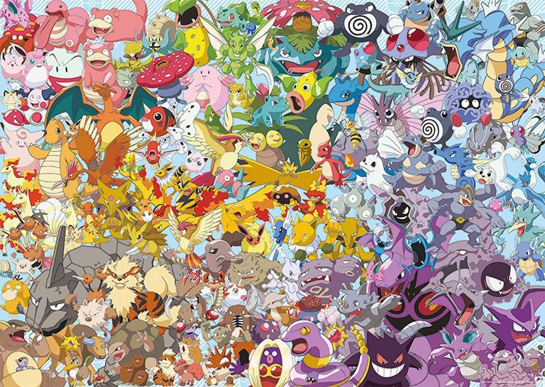 Puzzles de Pokemon - Puzzle de pokemon la primera generacion por colores