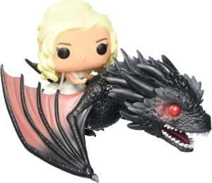 Los mejores FUNKOS POP de Juego de Tronos de personajes - Funko de Daenerys sobre el dragon