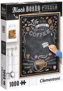Los mejores puzzles de cafés - Puzzles de cafés de 1000 piezas de pizarra de Coffee