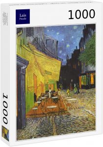 Los mejores puzzles de cafés - Puzzles de coffee - Puzzle de café de noche exterior de Van Gogh de Lais