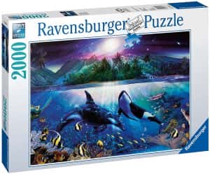 Los mejores puzzles de orcas bajo el mar - Puzzles animales bajo el mar - Puzzle de orcas Bajo el Mar de 2000 piezas de Ravensburger