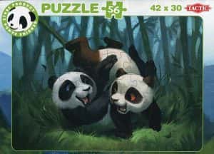 Mini puzzles de Osos panda - Puzzle de osos panda jugando de 56 piezas