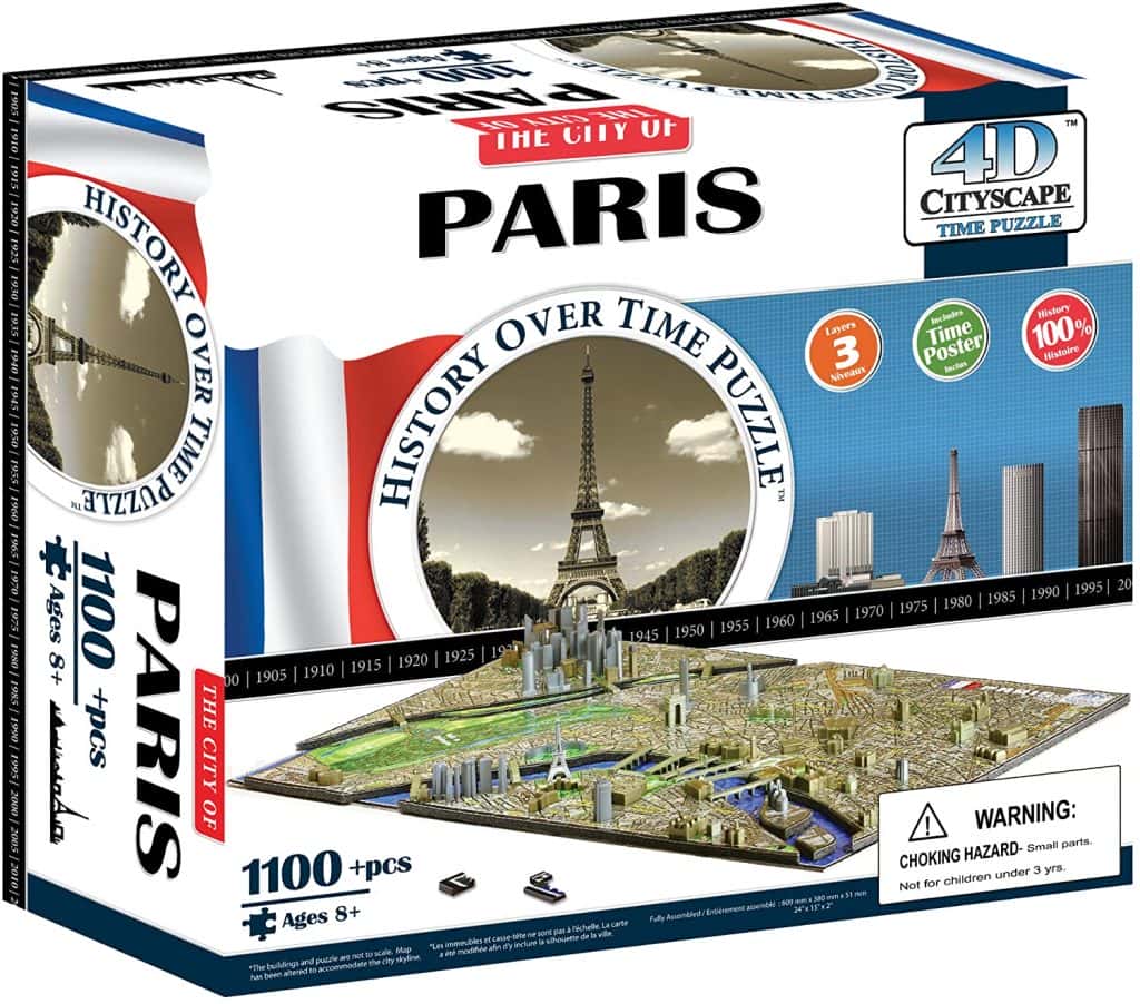 Rompecabezas Torre Eiffel Y El Sena 1000 Piezas Ravensburger