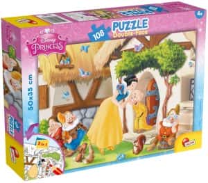 Puzzle de Blancanieves en la casa de 108 piezas de Clementoni - Los mejores puzzles de Blancanieves