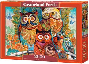 Puzzle de Buhos de 2000 piezas de Castorland - Los mejores puzzles de búhos