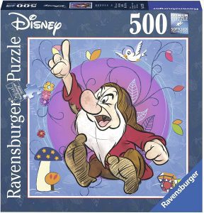Puzzle de Gruñón de 500 piezas de Ravensburger - Los mejores puzzles de Blancanieves de Disney