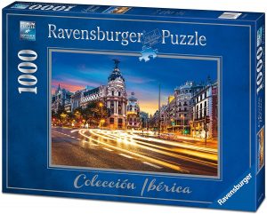 Puzzle de Madrid de 1000 piezas de Ravensburger - Los mejores puzzles de ciudades de España - Puzzle de Madrid