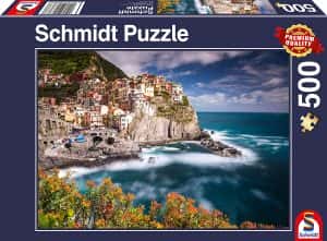 Puzzle de Manarola de Cinque Terre de 500 piezas de Schmidt - Los mejores puzzles de Cinque Terre en Italia - Puzzles de ciudades del mundo