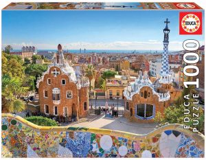 Puzzle de Park GÃ¼ell de Barcelona de 1000 piezas de Educa - Los mejores puzzles de ciudades de EspaÃ±a - Puzzle de Barcelona