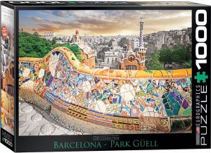 Puzzle de Park Güell de Barcelona de 1000 piezas de Eurographics - Los mejores puzzles de ciudades de España - Puzzle de Barcelona