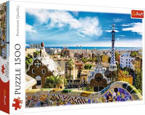 Puzzle de Park GÃ¼ell de Barcelona de 1500 piezas de Trefl - Los mejores puzzles de ciudades de EspaÃ±a - Puzzle de Barcelona