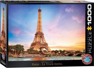 Puzzle de París de Francia de 1000 piezas de Eurographics - Los mejores puzzles de París de Francia - Puzzles de ciudades del mundo
