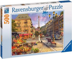 Puzzle de París de Francia de 500 piezas de Ravensburger - Los mejores puzzles de París de Francia - Puzzles de ciudades del mundo