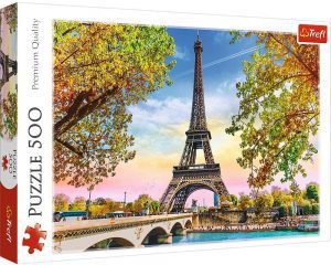 Puzzle de París de Francia de 500 piezas de Trefl - Los mejores puzzles de París de Francia - Puzzles de ciudades del mundo