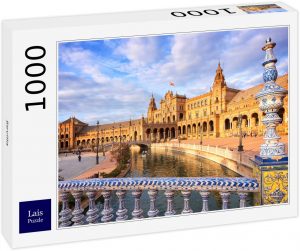 Puzzle de Plaza EspaÃ±a en Sevilla de 1000 piezas - Los mejores puzzles de Sevilla en EspaÃ±a