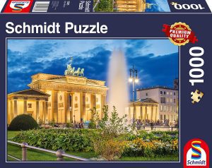 Puzzle de Puerta de Berlín de 1000 piezas de Schmidt - Los mejores puzzles de Berlín en Alemania - Puzzles de ciudades del mundo