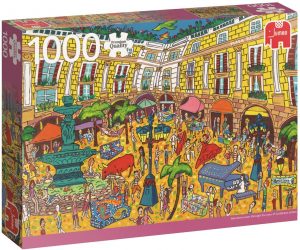 Puzzle de Sightseeing de Barcelona de 1000 piezas de Jumbo - Los mejores puzzles de ciudades de EspaÃ±a - Puzzle de Barcelona