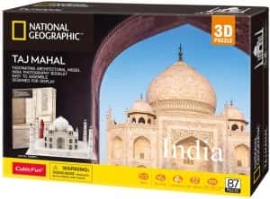 Puzzle de Taj Mahal de la India de 87 piezas de CubicFun- Los mejores puzzles del Taj Mahal