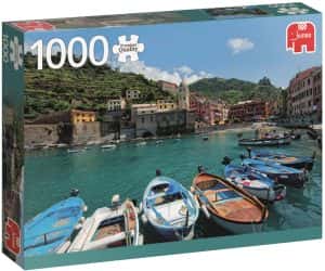 Puzzle de Vernazza de Cinque Terre de 1000 piezas de Jumbo - Los mejores puzzles de Cinque Terre en Italia - Puzzles de ciudades del mundo